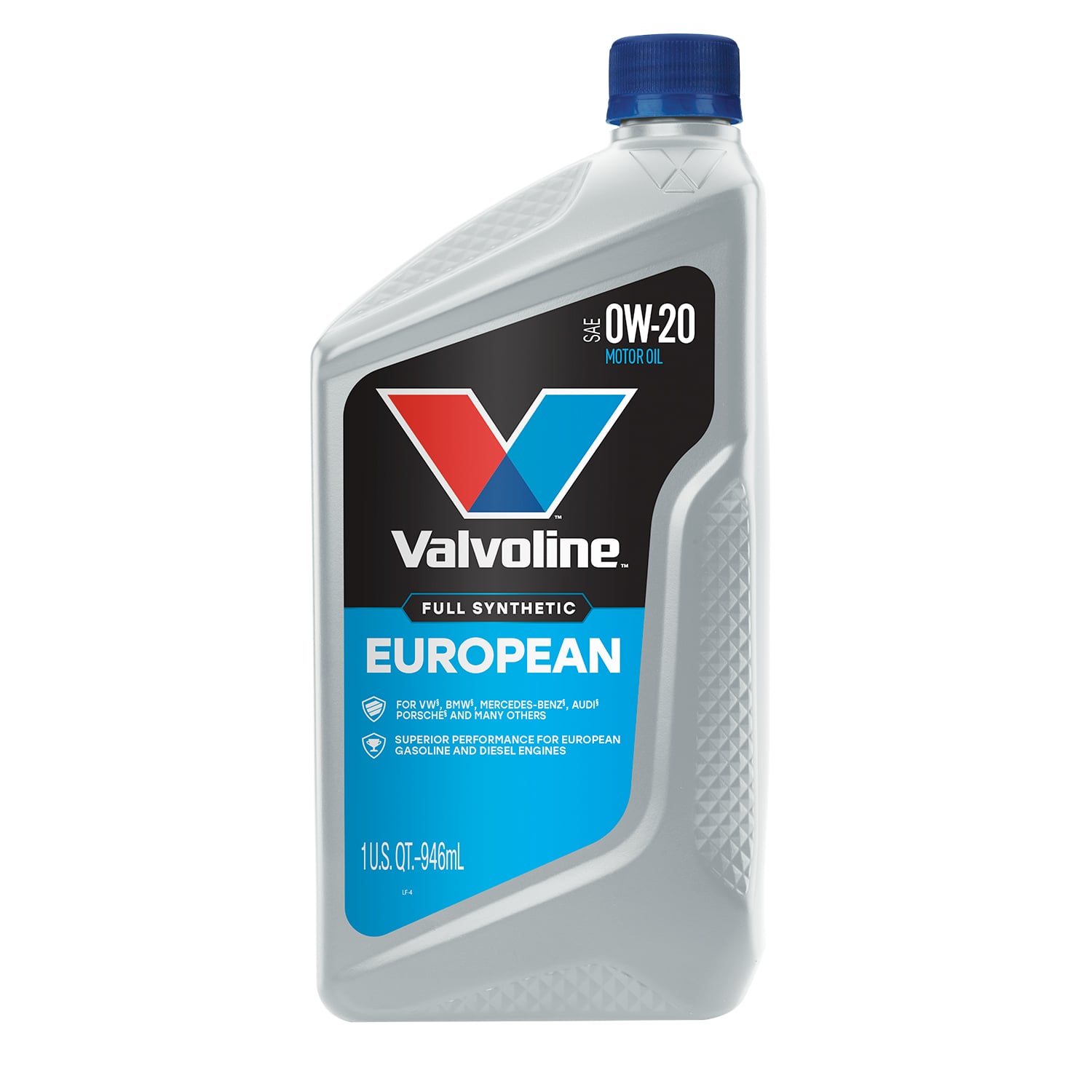 European Vehicle Full Synthetic SAE 0W-20 Motor Oil - Valvoline
